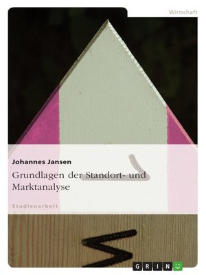 cover image of Grundlagen der Standort- und Marktanalyse